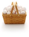 DonÃ¢â¬â¢t put all your eggs in one basket. Royalty Free Stock Photo